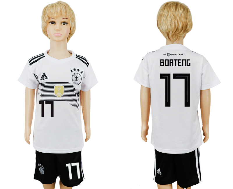 2018 World Cup Children football jersey GERMANY CHIRLDREN #17 BO